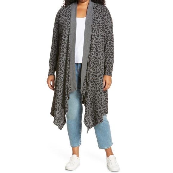 1. State Drape Front Cardigan - Picture 1 of 12